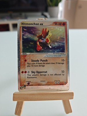 Pokemon Hitmonchan Nockchan EX 98/109 Ruby & Sapphire Holo Englisch
