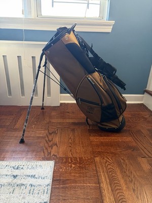 Full Size Golf Bag Brown and Black Tunnel to Towers Foundation Branding Golf Bag