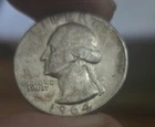 1964 Silver Quarter No Mint Mark B