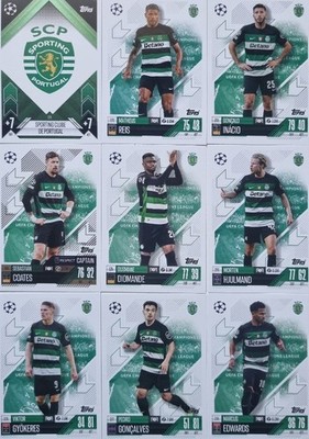 Topps Match Attax Champions League 2024 2025  9x Sporting Lissabon