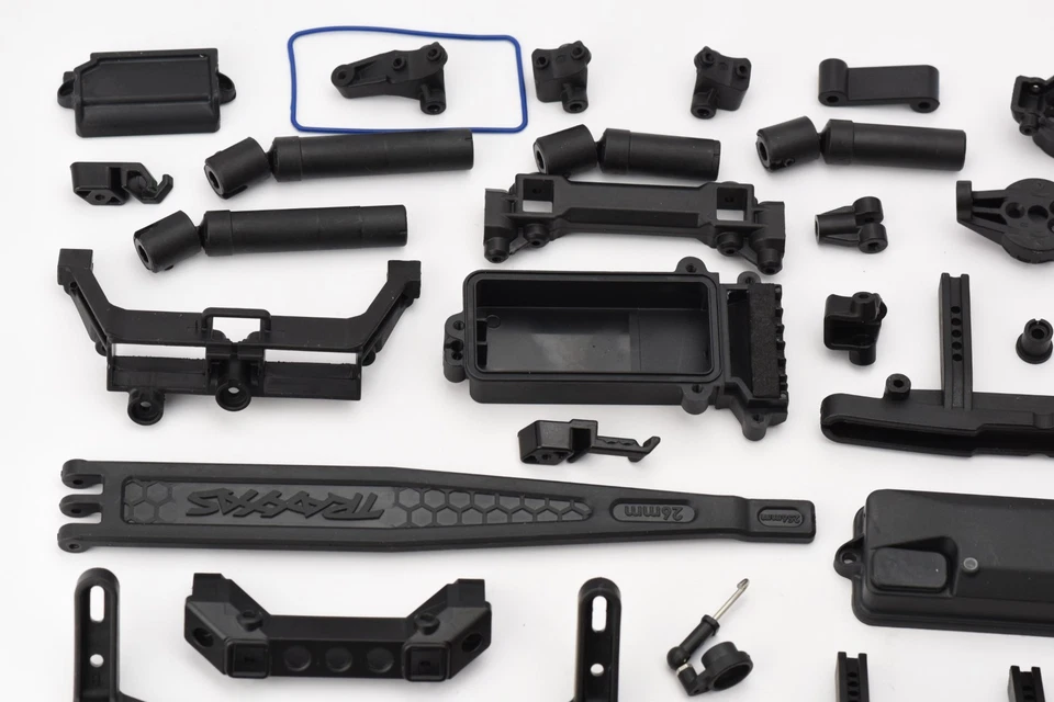 Fits Traxxas TRX-4 CHEVY K10 Rock Sliders Receiver Box Shafts Mounts Skid Blocks - Image 4 of 4