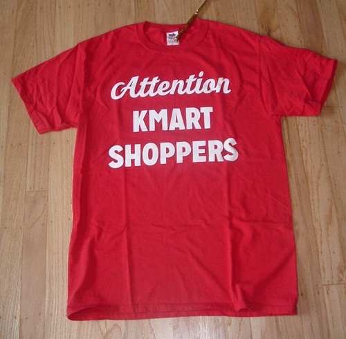 Vintage Attention Kmart Shoppers Short Sleeve T-Shirt EUC! Size M