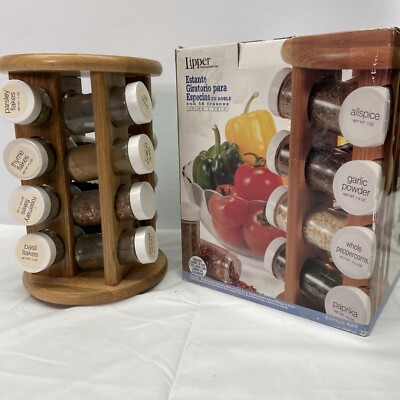 Lipper Tier Spice Rack Kitchen Organizer For Spices 3-Tier Spices