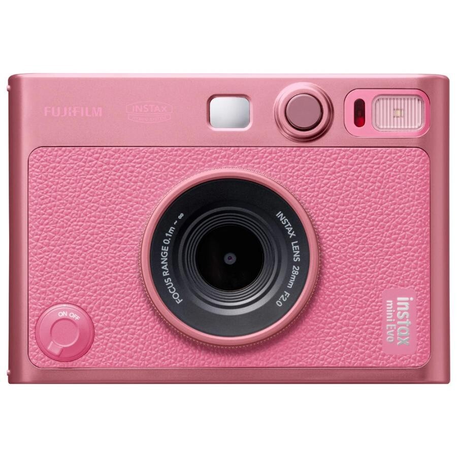RARE NEW FUJIFILM instax mini Evo Pink Cheki Hybrid Instant Camera