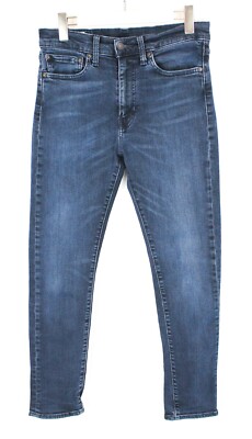 Levi's 510 Premium Big E Jeans Mens W32 L28 Skinny Fit Zip Fly New