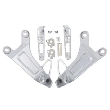Rear Passenger Footrests Footpegs Bracket Set Fit For Honda CBR600RR 2003-2004
