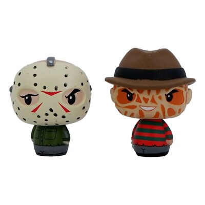 Vynl. フレディ・クルーガー + ジェイソン・ボーキーズ Funko Dorbz Horror Vinyl Figures - Jason Vorhees & Freddy Kruger
