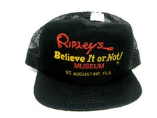 NWT Ripley's Believe It Or Not Museum St. Augustine Fla Black Snapback Hat