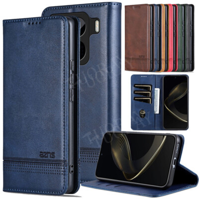 Leder Hülle für Xiaomi 15 14 14T Pro 13T 12T POCO X7 Magnet Handy Schutz Case