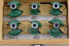 1/4" Shank 6Pc Carbide Tip Router Roman Ogee Classical Fillet Double Roundover P