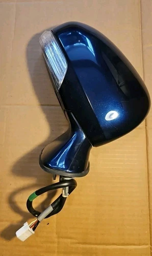 2012 TOYOTA AVENSIS 2.0D ESTATE DRIVERSIDE RIGHT WING MIRROR POWER FOLDING BLUE