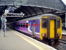 PHOTO  NORTHERN RAIL CLASS 156 UNIT 156438 (2) WAITS AT NEWCASTLE'S PLATFORM 5 O