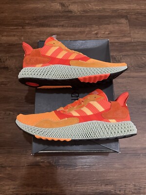 Adidas ZX 4000 4D SNS Sneakersnstuff Orange Men's Sz 13 Sunrise