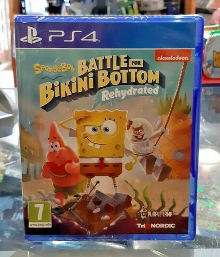 SpongeBob SquarePants: Battle for Bikini Bottom - Rehydrated PS4 NUOVO  SIGIL ITA | eBay