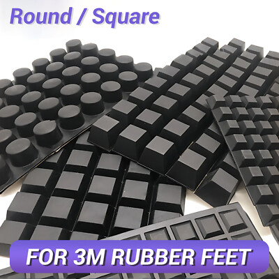 #ad Round Square Self Adhesive Rubber Feet For 3M Stick On Bumpon Bumper Stop $580.60