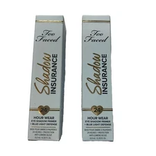 2pc Too Faced Shadow Insurance 24-Hour Eyeshadow Primer, Full 0.2oz/6mL(5267)