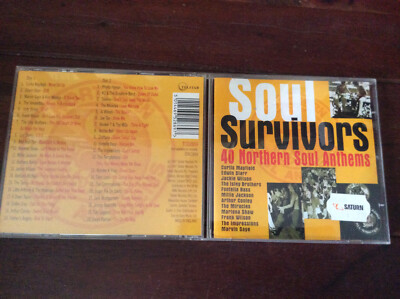 100% Soul Survivors [2 CD Album]Curtis Mayfield Edwin Starr Marvin Gaye NORTHERN
