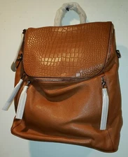 New CLUCI Basketball Croc Leather Laptop Backpack 