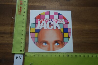 Alter Aufkleber Büro Computer Software Internet JACK 4 Computerspiel (?)