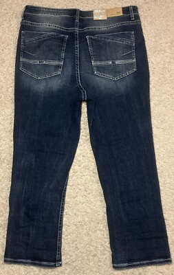 BKE Parker Universal Fit High Rise Jeans Blue Denim Women's 34 x 25 NWT Stretch