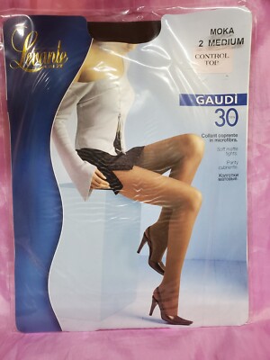 Levante Calze Italian Soft Matte Tights Control Top Moka Medium Gaudi 30 