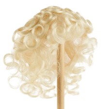 Monique Modacrylic Pale Blonde Chubba Curly 16"-17" Doll Wig
