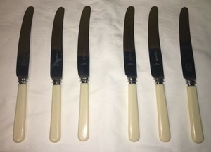 faux cutlery knives sir john bennett x 5 plus a similar knife ebay