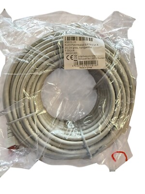 VALUE Patchkabel Kat.6 Class E S/FTP PiMF LSOH grau 20 m Netzwerkkabel