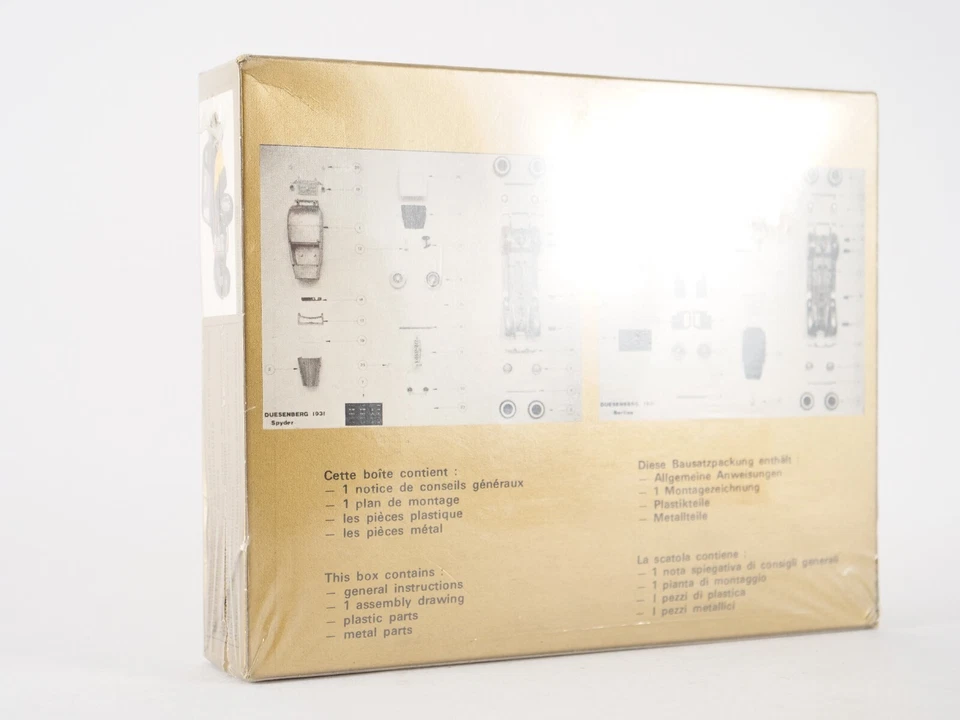 Solido Kit 1/43 5403 Metal 2 Duesenberg Spyder 1931 - Image 4 of 4