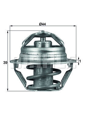 TX 90 82D MAHLE Thermostat, coolant for CHERY,CHEVROLET,DAEWOO,DAIHATSU,HYUNDAI,