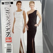 WOMENS UNCUT BUTTERICK B4426 Sewing Pattern MOTHER OF THE BRIDE DRESS SIZE 12-16
