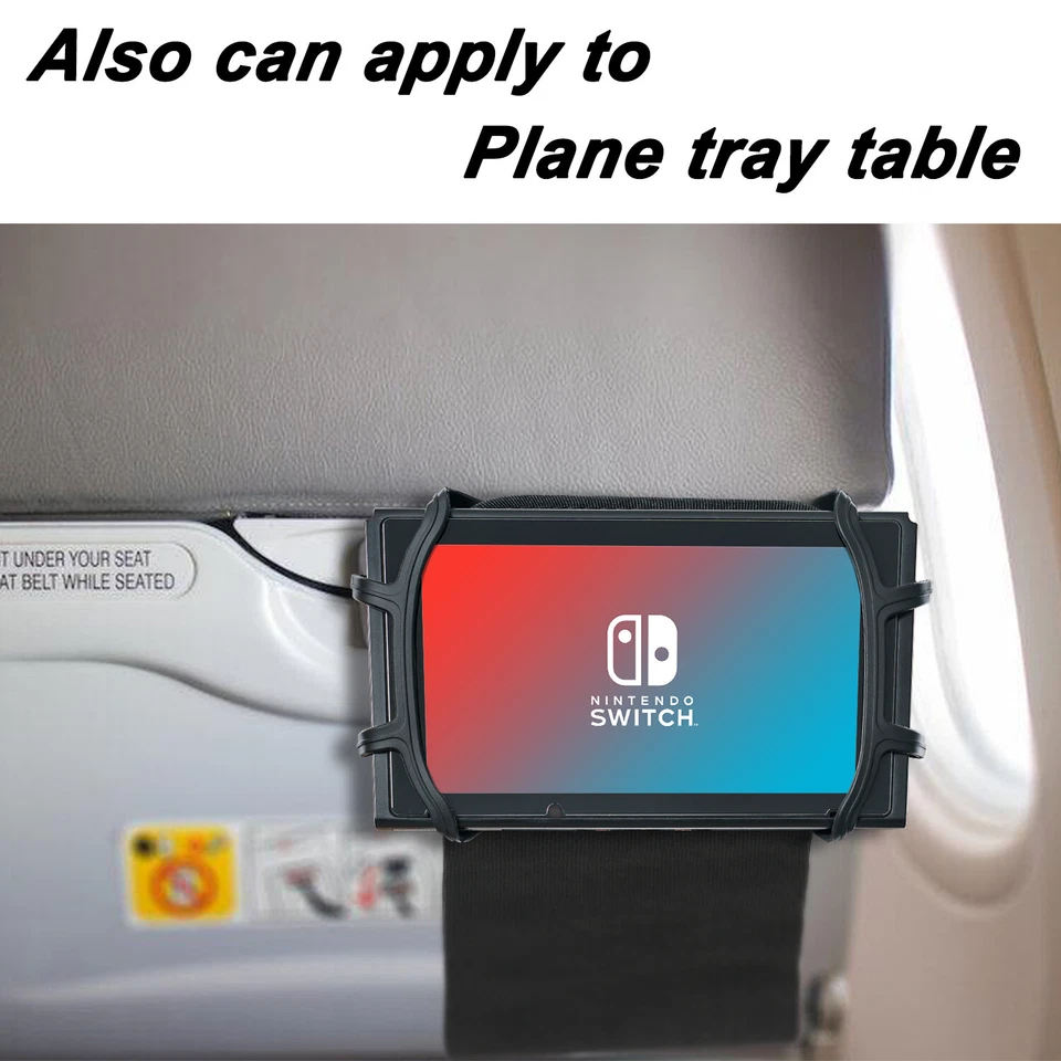 Car Headrest Mount with Silicon Holding Net for Game Machine Nintendo Switch 2 - Image 3 of 4