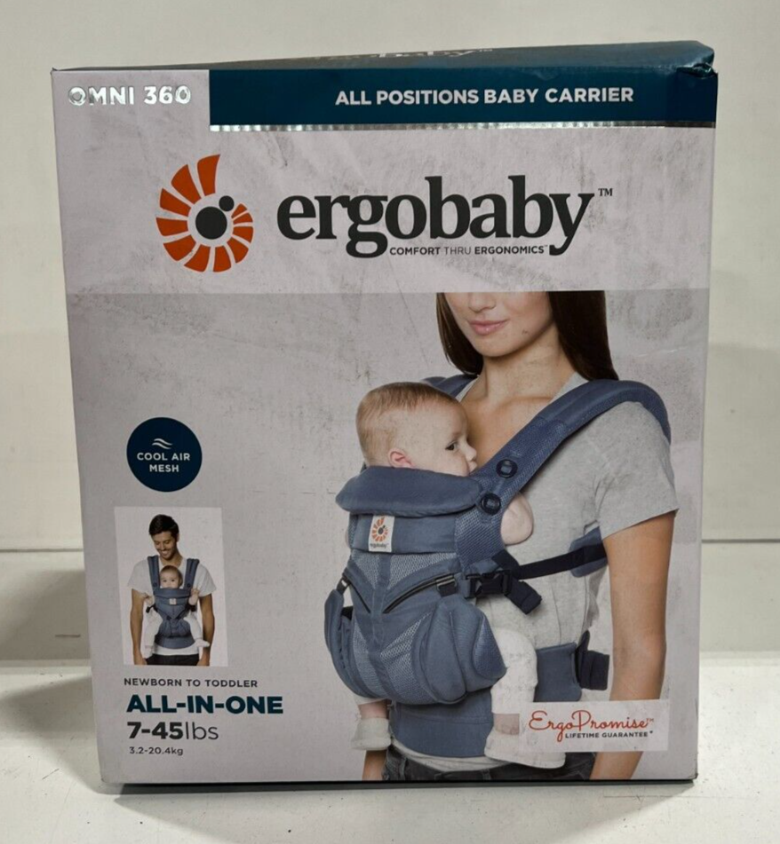 Ergobaby Omni 360 All-Position Baby Carrier (7-45 lb) Blue | eBay
