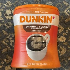Dunkin' Original Blend Medium Roast Ground Coffee, 30 Ounce