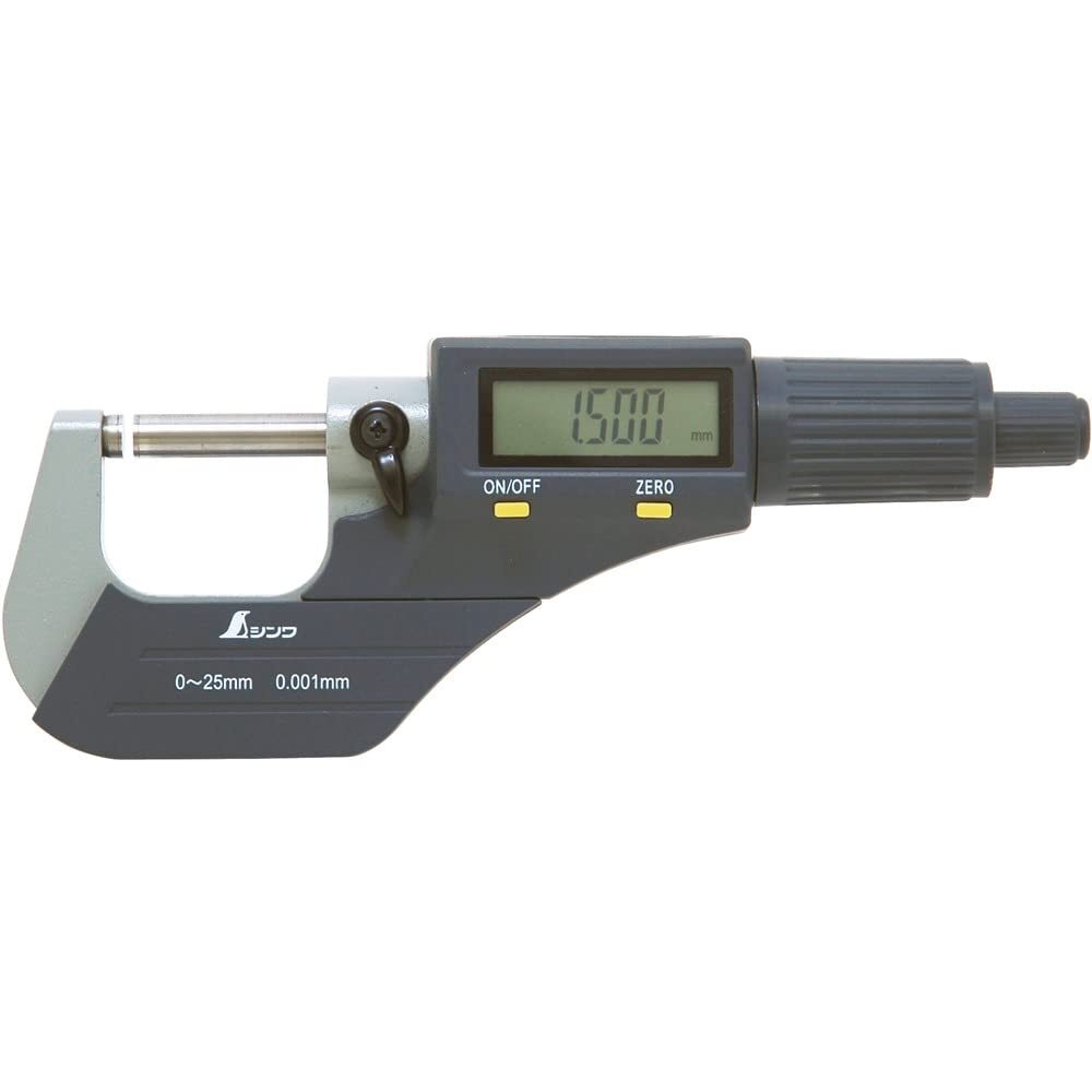 Shinwa Sokutei Digital Micrometer 0~25mm 79523