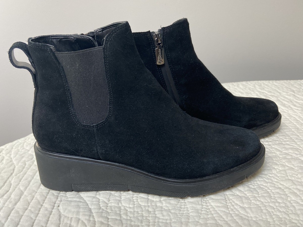 Amazon.com | Blondo Women Blondo Black Suede Ankle Booties with Low Block Heel main image 1