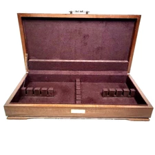 Vintage Silverware Flatware Storage Chest Wood Case/Box R42.23"x12"x4" Large Box