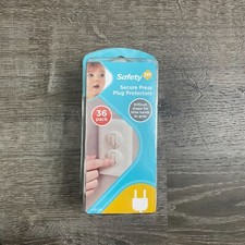 Safety 1st Secure Press Plug Protectors 36 pack Electrical Safety