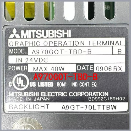 Mitsubishi Neu Original Hersteller Bedienfeld A970GOT-TBD-B Touchscreen - Bild 7 von 9