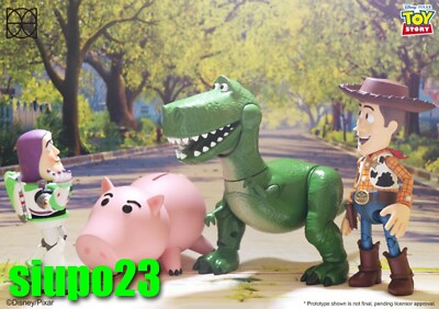 Herocross ~ HMF #080 Disney Toy Story Rex + Hamm & Rocket Figure