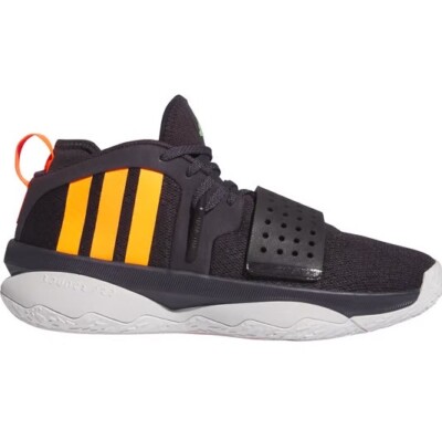 Size 11 - adidas Dame 8 EXTPLY Aurora Black Signal Orange Mens Basketball Shoes