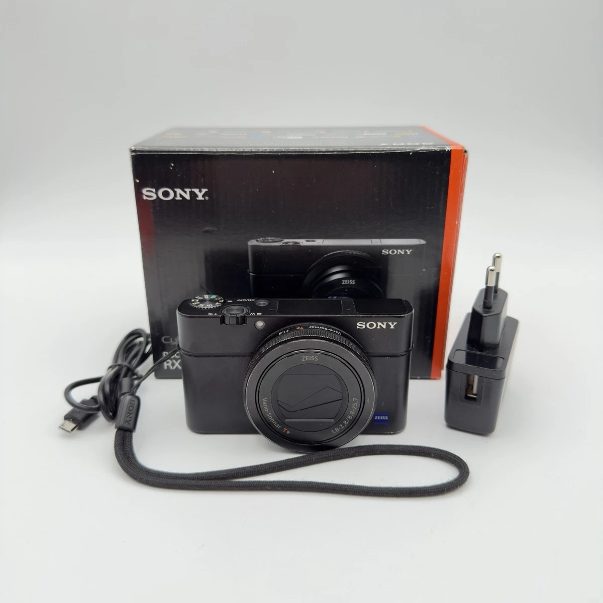 4GB Scheda di memoria compatibile con Sony Cyber-shot DSC-RX100 III, microSDHC, Class 10, HighSpeed, SD Adapter