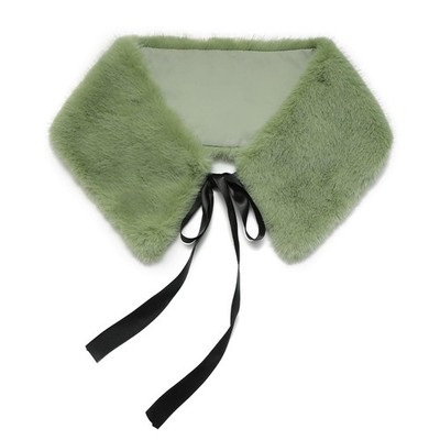 Faux Fur Collar Scarf Women Faux Fur Neck Warmer Winter Warm Elegant Fashion