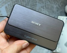 Sony Cybershot Digital Camera DSC-T99 Black 14.1MP W/ Charger, Battery Memory