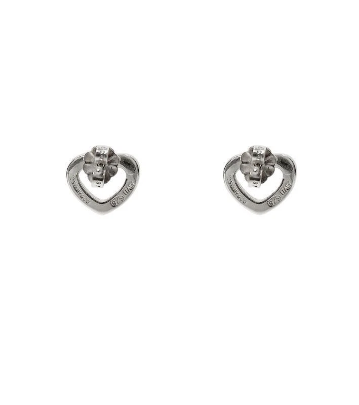 Tiffany & Co Öffnes Herz Silber Ohrringe 68103 160785681 [U]