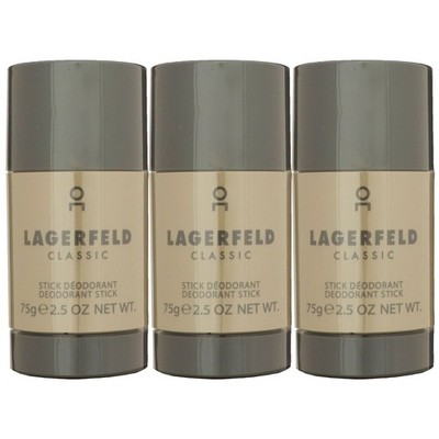 Karl Lagerfeld Classic 3 x 75 ml Deostick Deo Stick Deodorant Stick Set
