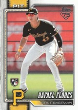 2026 Topps #623 Rafael Flores Pittsburgh Pirates Rookie Card. rookie card picture