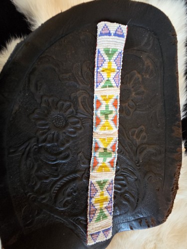 Native American Seed Beaded Band