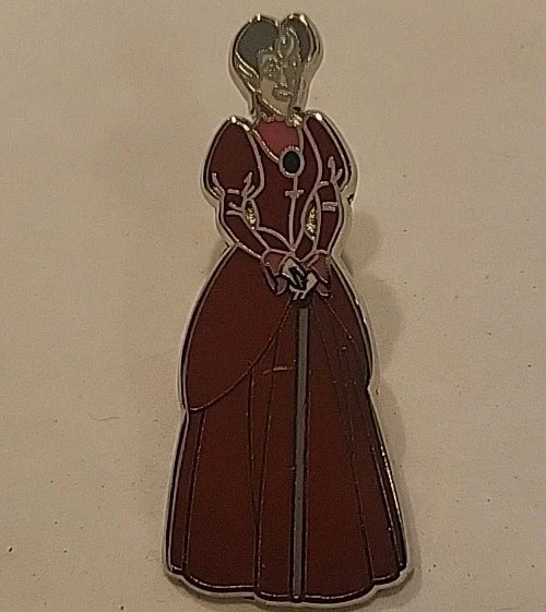 Disney Pin Lady Tremaine Evil Step Mother from Cinderella Collectible Free Ship.
