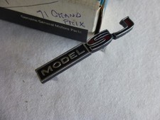 491130 Nos Gm 1969 - 1972 Pontiac Grand Prix Model Sj Center Console Emblem 491130 Nos Gm 1969 - 1972 Pontiac Grand Prix Model Sj Center Console Emblem